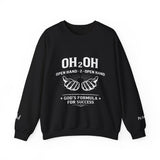 Crewneck Sweatshirt — OH2OH "Open Hand 2 Open Hand" Inspirational Christian Pullover