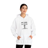 Christian Hoodie - "My Sins Met My Saviour" Cross Pullover (Cor 5:21)