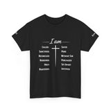 Christian 'I Am' Cross T-Shirt — Faith Identity Tee