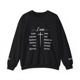 Christian "I Am" Crewneck Sweatshirt — Faith Affirmation Pullover (Romans 8:30)