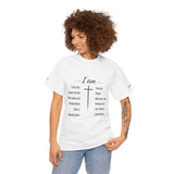 Christian 'I Am' Cross T-Shirt — Faith Identity Tee