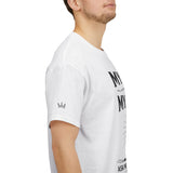 Christian Graphic Tee — "My Sins Met My Saviour" Cross T‑Shirt (Ask Me What Happened)