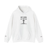 Christian Hoodie - "My Sins Met My Saviour" Cross Pullover (Cor 5:21)
