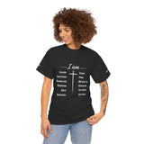 Christian 'I Am' Cross T-Shirt — Faith Identity Tee